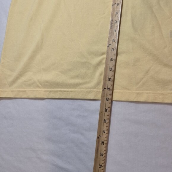 Roundtree & Yorke Gold Label Polo Shirt Men's Size S Yellow Short Sleeve NWT 54 - Picture 8 of 8